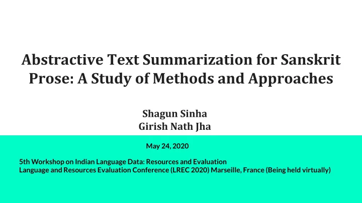 may 24 2020 5th workshop on indian language data