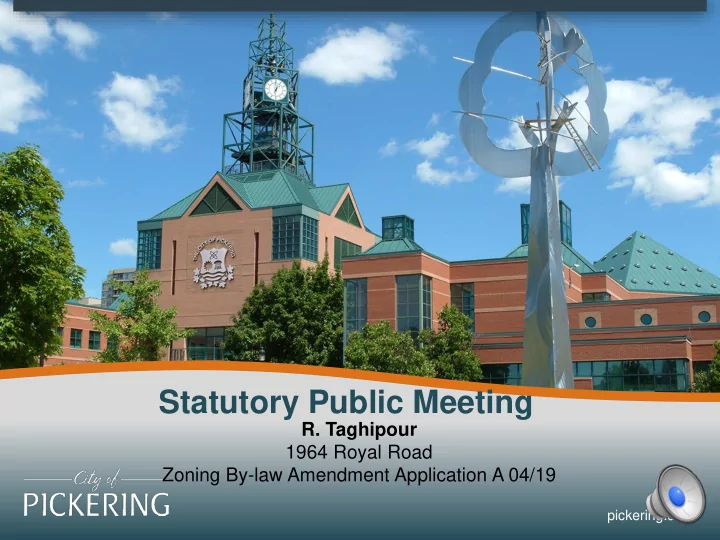 statutory public meeting