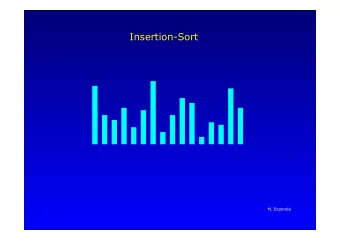 Insertion-Sort  M. Esponda  Insertion-Sort  M. Esponda  Insertion-Sort  M. Esponda  Insertion-Sort