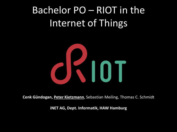 bachelor po riot in the