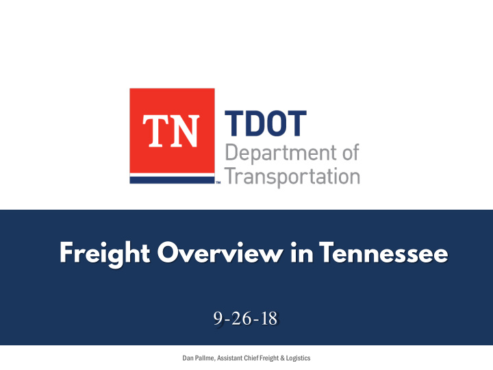 freight overview in tennessee