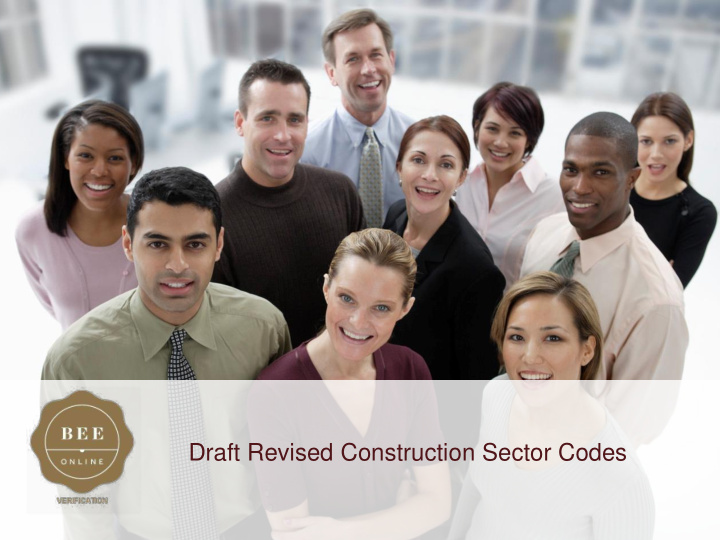draft revised construction sector codes no transitional