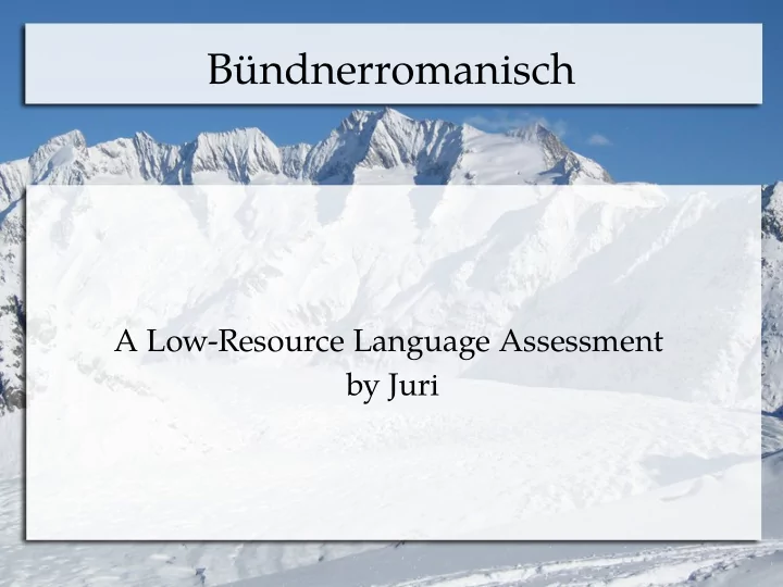b n d n e r r o ma n i s c h