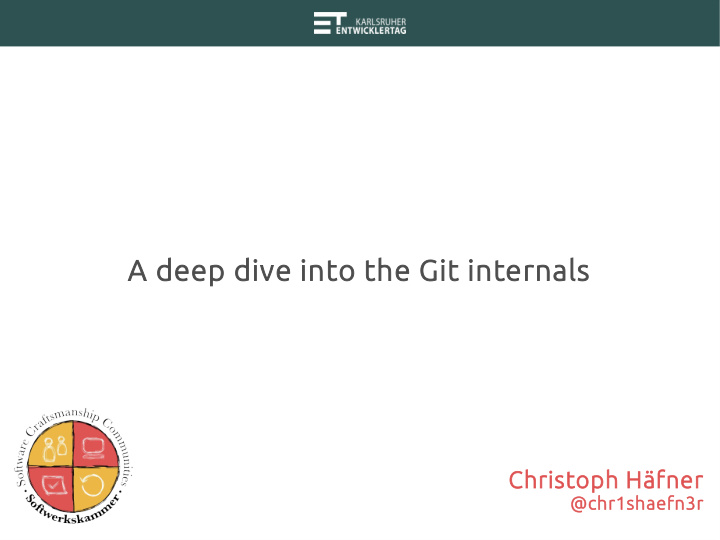 a deep dive into the git internals