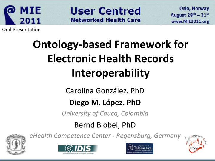 ontology based framework for electronic health records