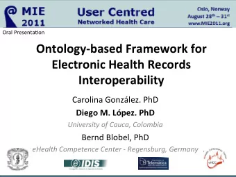 Ontology-based  Framework  for    Electronic  Health  Records
