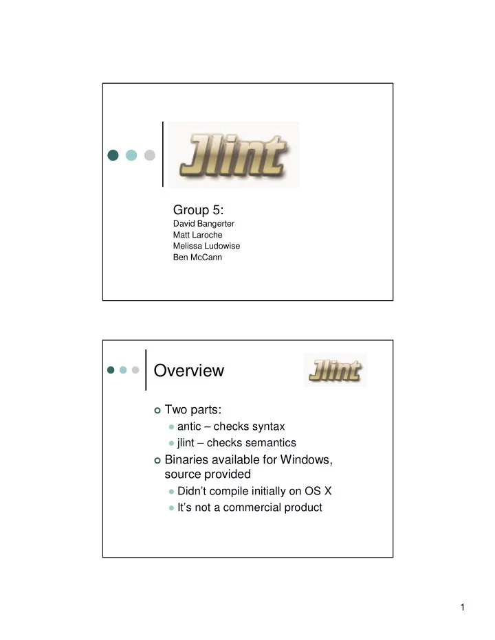 jlint