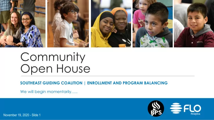 community open house