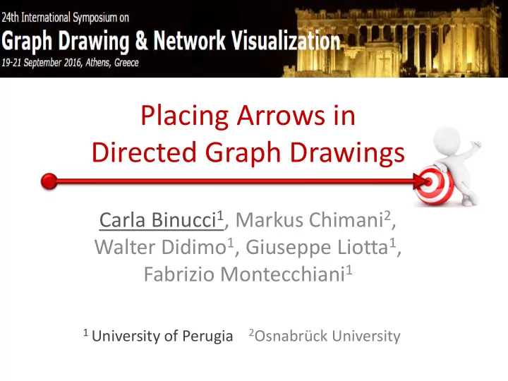 placing arrows in