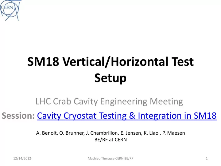 sm18 vertical horizontal test