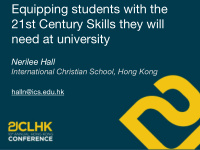 equipping students with the 21st century skills they will