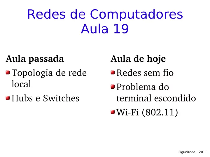 redes de computadores aula 19