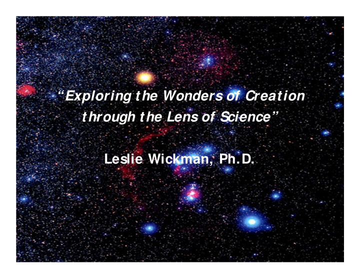 exploring the wonders of creation through the lens of