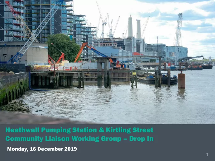heathwall pumping station kirtling street community