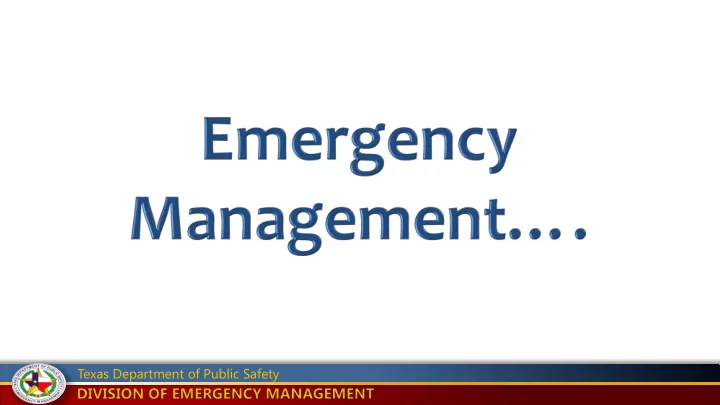 texas department of public safety texas department of