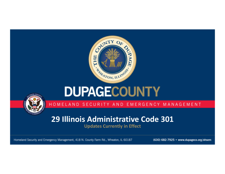 29 illinois administrative code 301