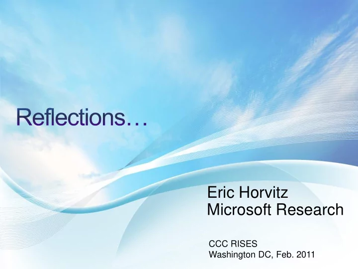 eric horvitz