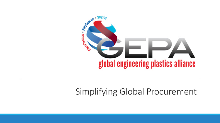 simplifying global procurement what is gepa
