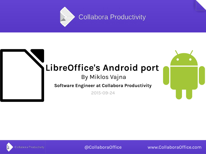 libreoffice s android port