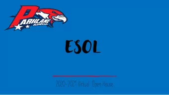 ESOL  2020-2021 Virtual  Open House  Tiffany Billups-Wilson K and 1 st Grades  Yolanda Thompson