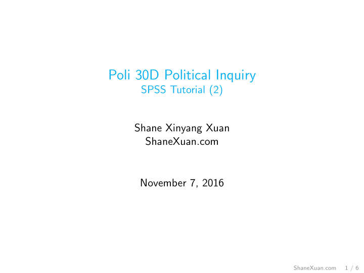 poli 30d political inquiry