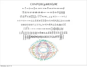 Wednesday, July 27, 16  Wednesday, July 27, 16  Wednesday, July 27, 16  Wednesday, July 27, 16