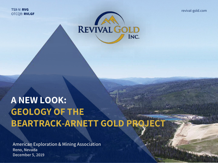 geology of the beartrack arnett gold project
