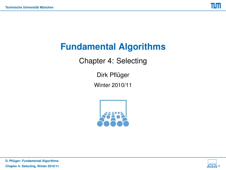 fundamental algorithms