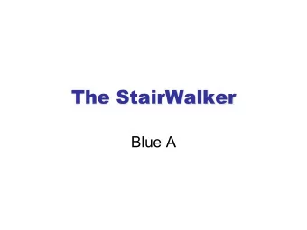 The StairWalker Blue A  Walking Aids with Stairs  UCSF Disabilities Statistics Center study on