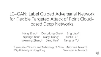 based Deep Networks Hang Zhou 1 Dongdong Chen 2 Jing Liao 3 Kejiang Chen 1 Xiaoyi Dong 1 Kunlin Liu
