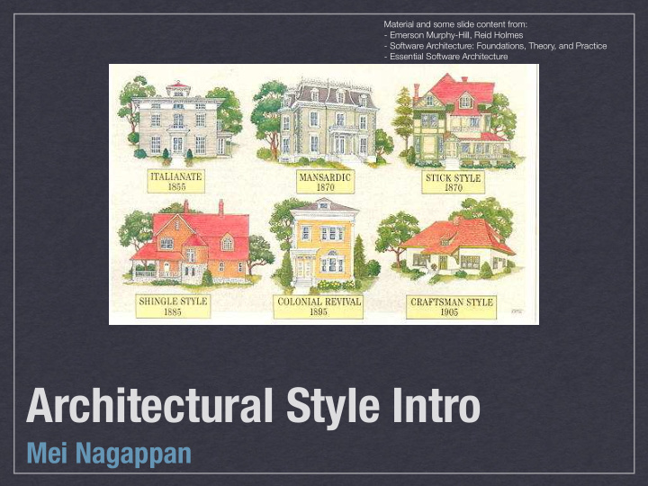 architectural style intro