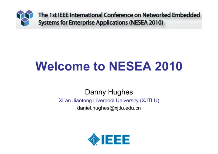 welcome to nesea 2010