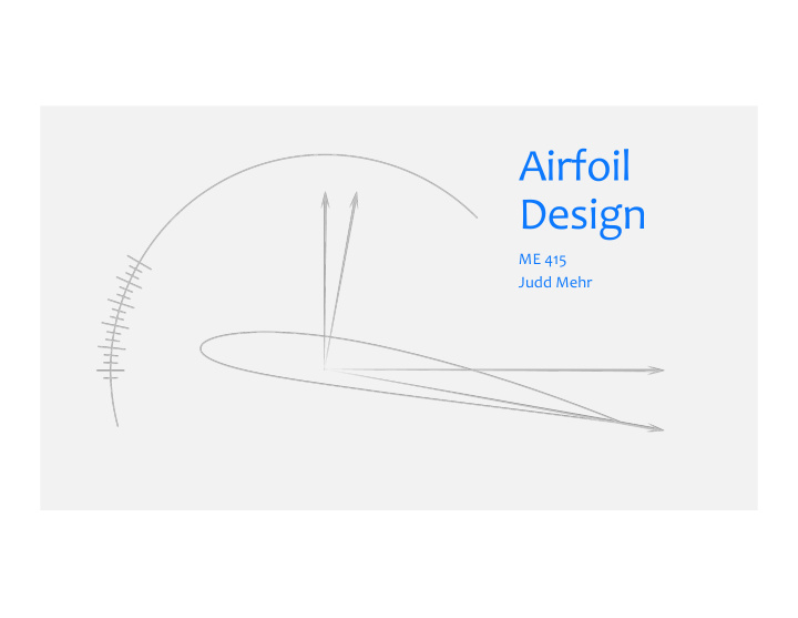 airfoil design