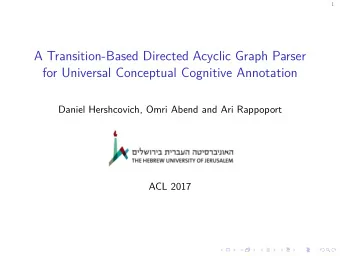 A Transition-Based Directed Acyclic Graph Parser  for Universal Conceptual Cognitive Annotation