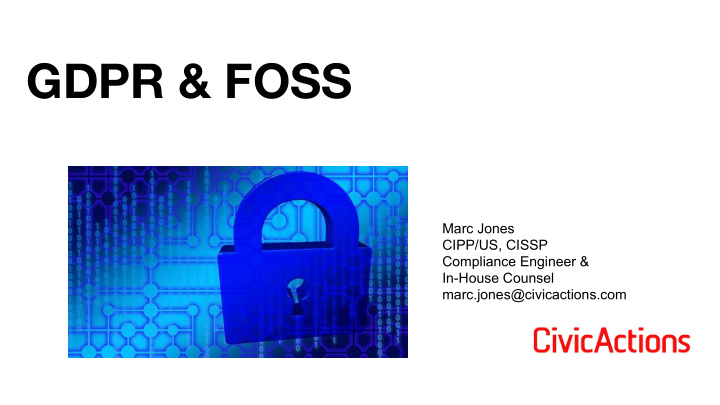 gdpr foss