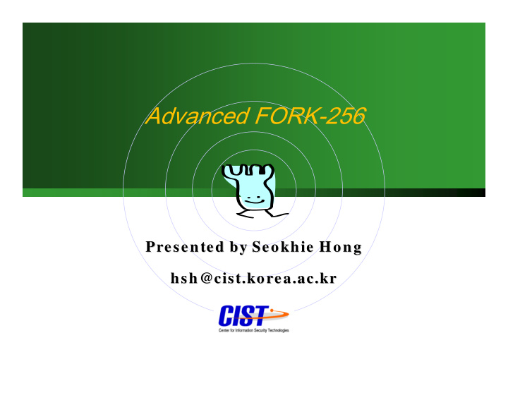 advanced fork 256