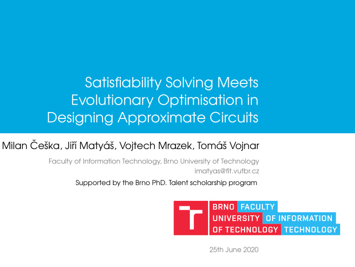 satisfiability solving meets evolutionary optimisation in