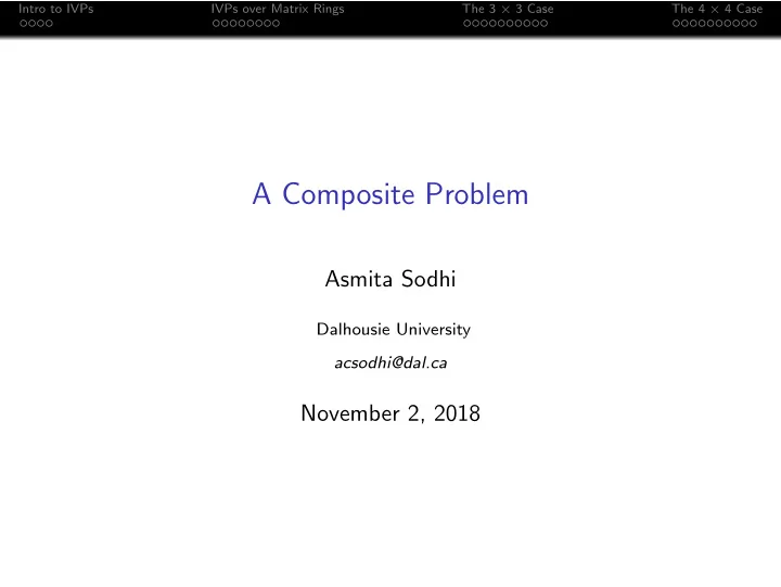 a composite problem
