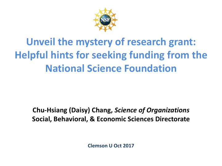 unveil the mystery of research grant helpful hints for
