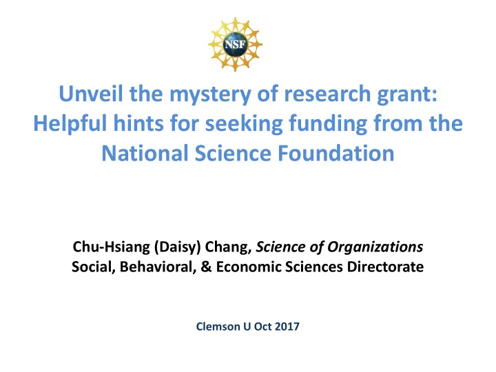 unveil the mystery of research grant helpful hints for