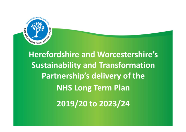 herefordshire and worcestershire s sustainability and