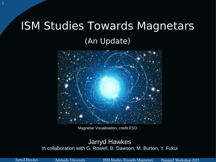ism studies towards magnetars