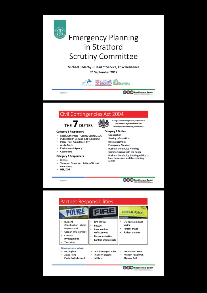 response wcc sdc partners