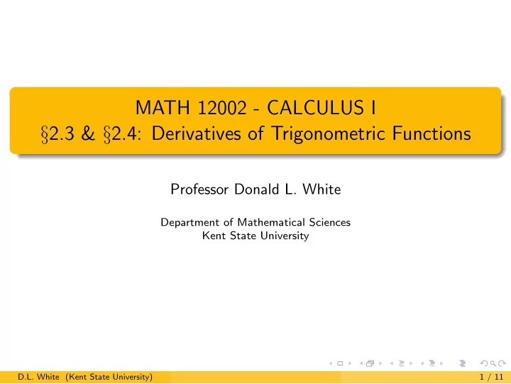 math 12002 calculus i 2 3 2 4 derivatives of