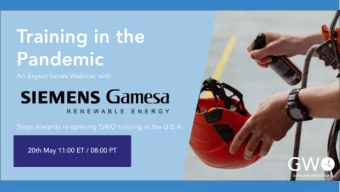 Agenda  Introduction to our panelists  GWO Global Network Re-opening forecast  Training in the