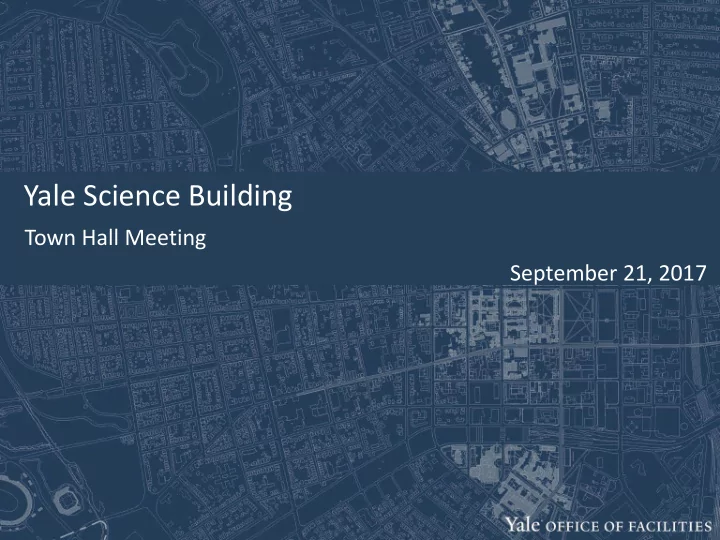 yale science building