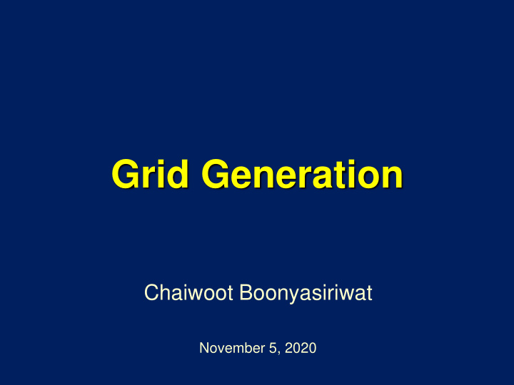 grid generation