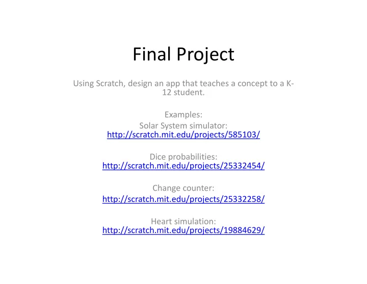 final project