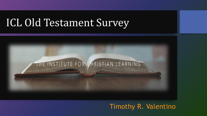 icl old testament survey