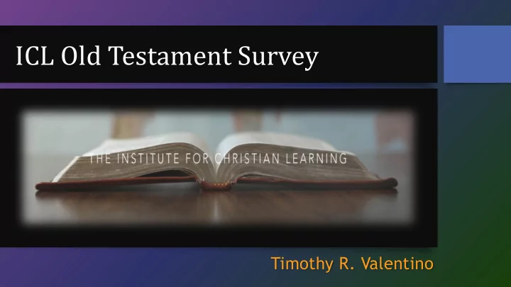 icl old testament survey